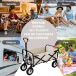 Packaway Opvouwbare Bolderkar 70KG - Afbeelding 5